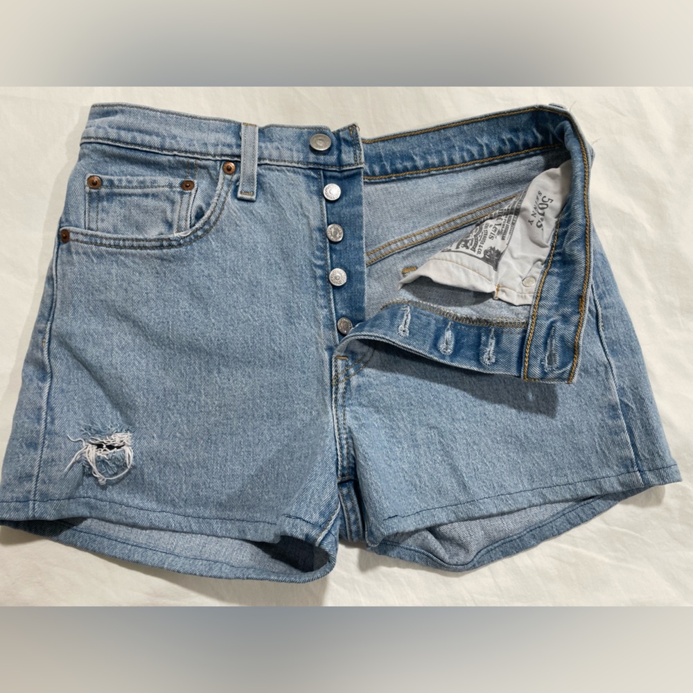 Levi's Blue Jean Shorts